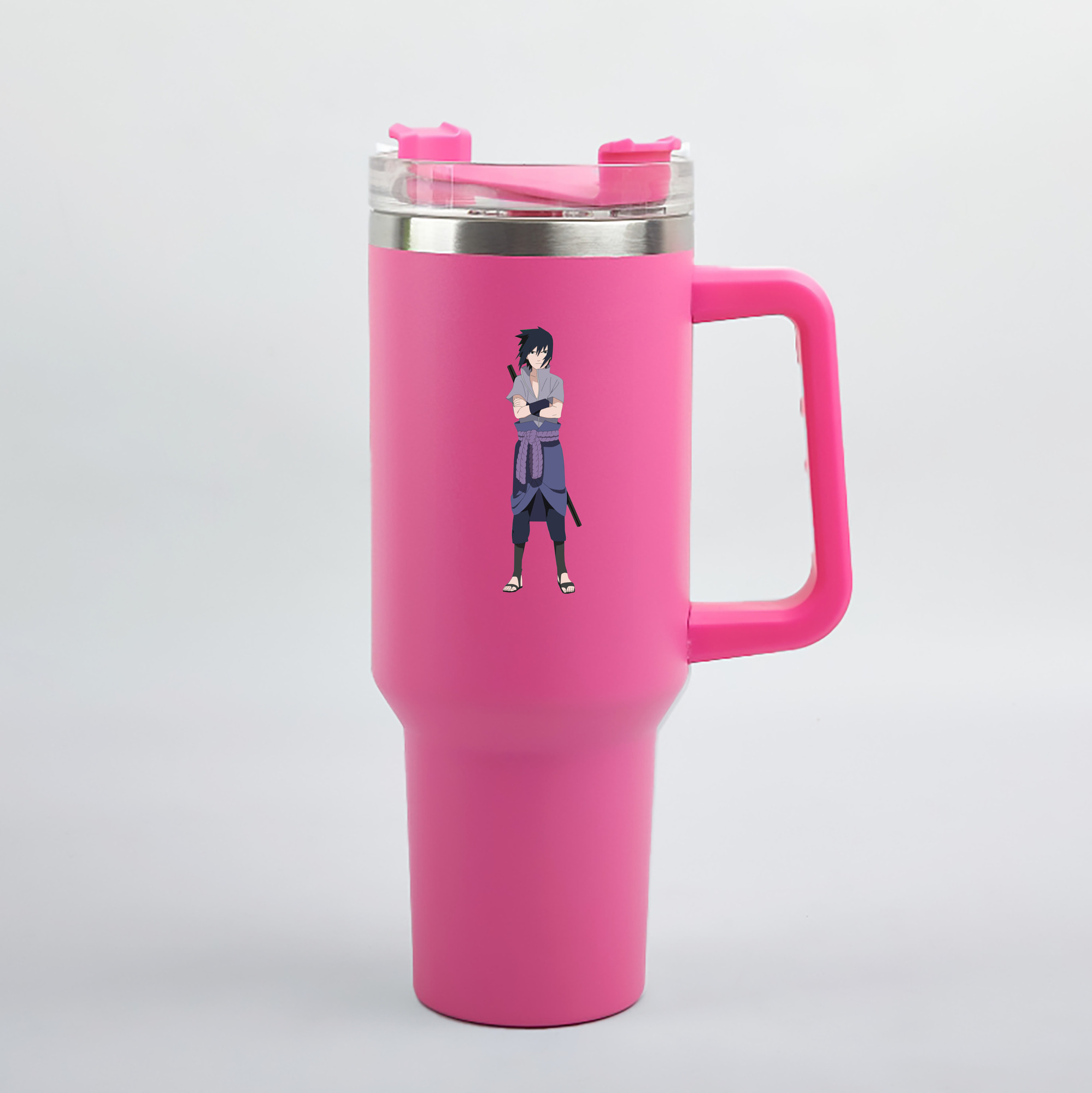 （画像用） NARUTO -ナルト- うちは サスケ Uchiha Sasuke 1200mL車用タンブラー（カラープリント）